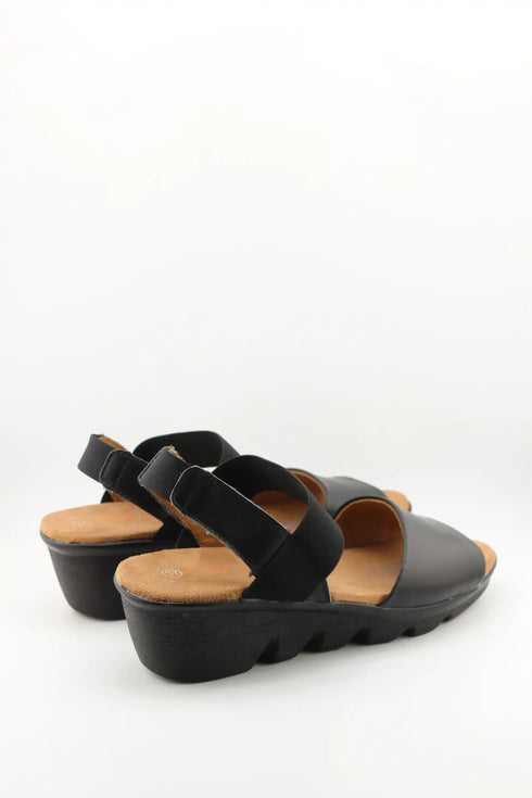 Bernie Mev Elastic Strap Wedge Sandal